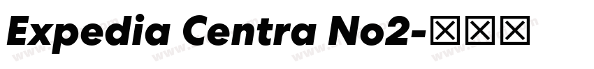 Expedia Centra No2字体转换